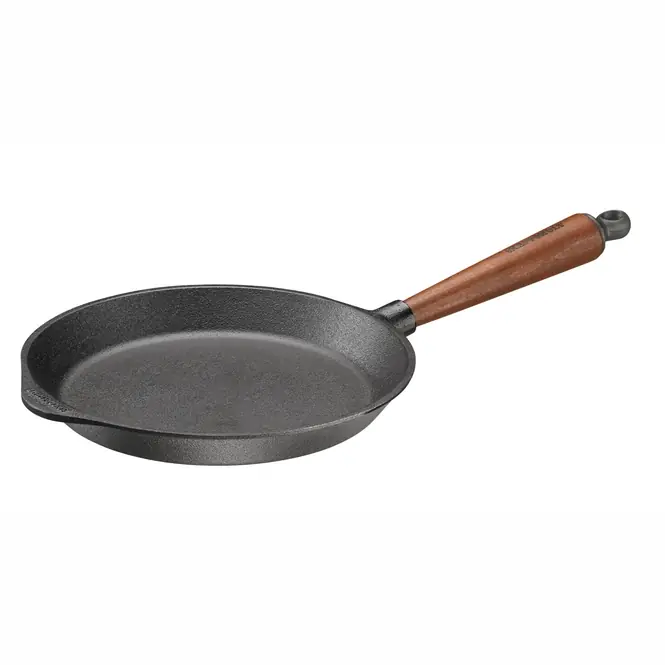 Fabrieksprijs Skeppshult Walnut Koekenpan Walnoothout Handgreep 24 cm